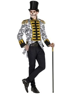 WIDMANN Kostümfrack "DIA DE LOS MUERTOS PARADEFRACK" In Schwarz/ Weiß -Amsjack Verkaufe widmann kostumfrack dia de los muertos paradefrack in schwarz weiss 2