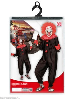 WIDMANN Kostümoverall "HORRORCLOWN" In Schwarz/ Rot -Amsjack Verkaufe widmann kostumoverall horrorclown in schwarz rot 2